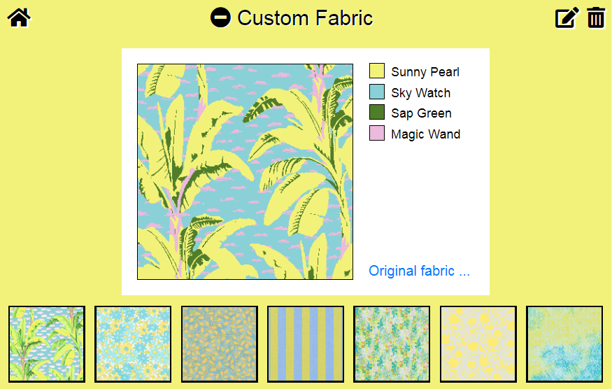 Custom Fabric Page