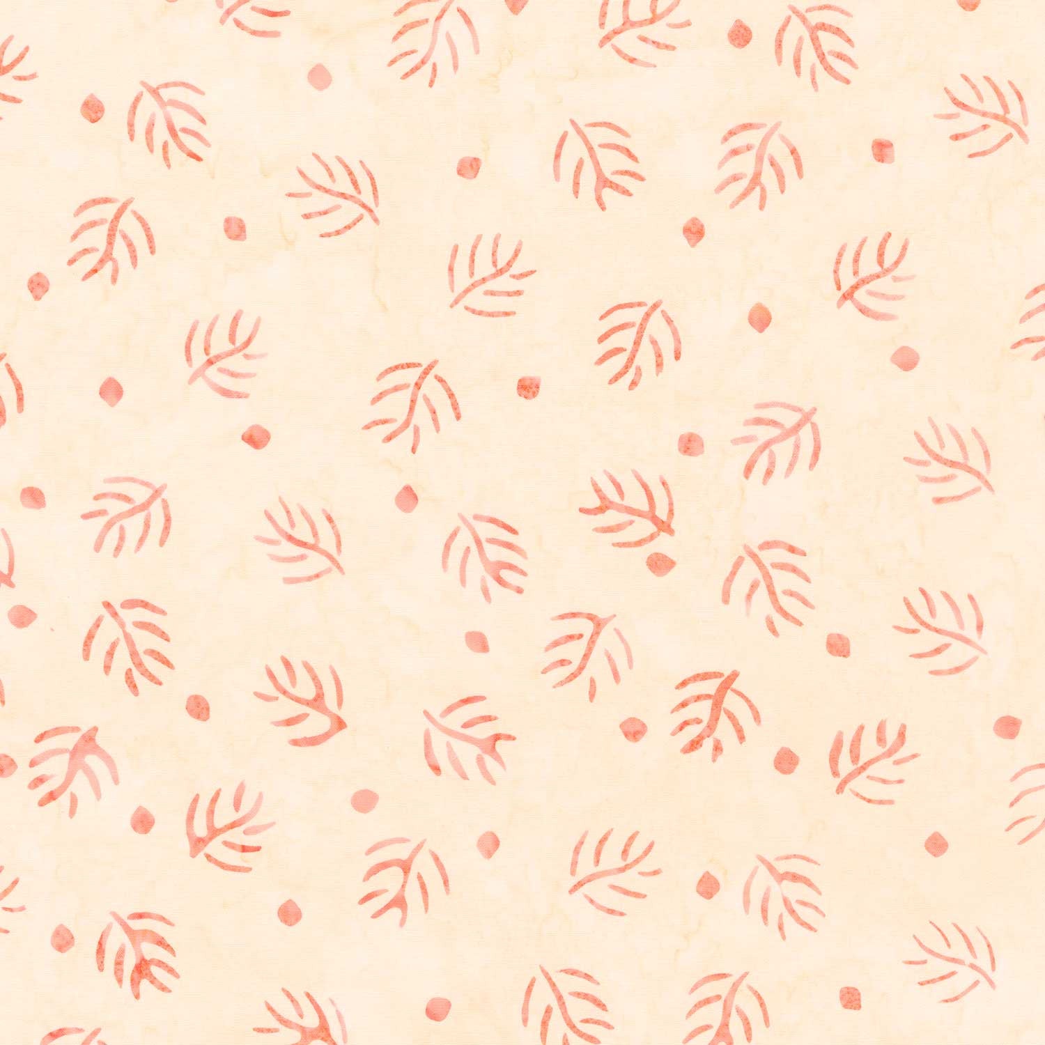 Breezy Batiks - Twigs Red Buff
