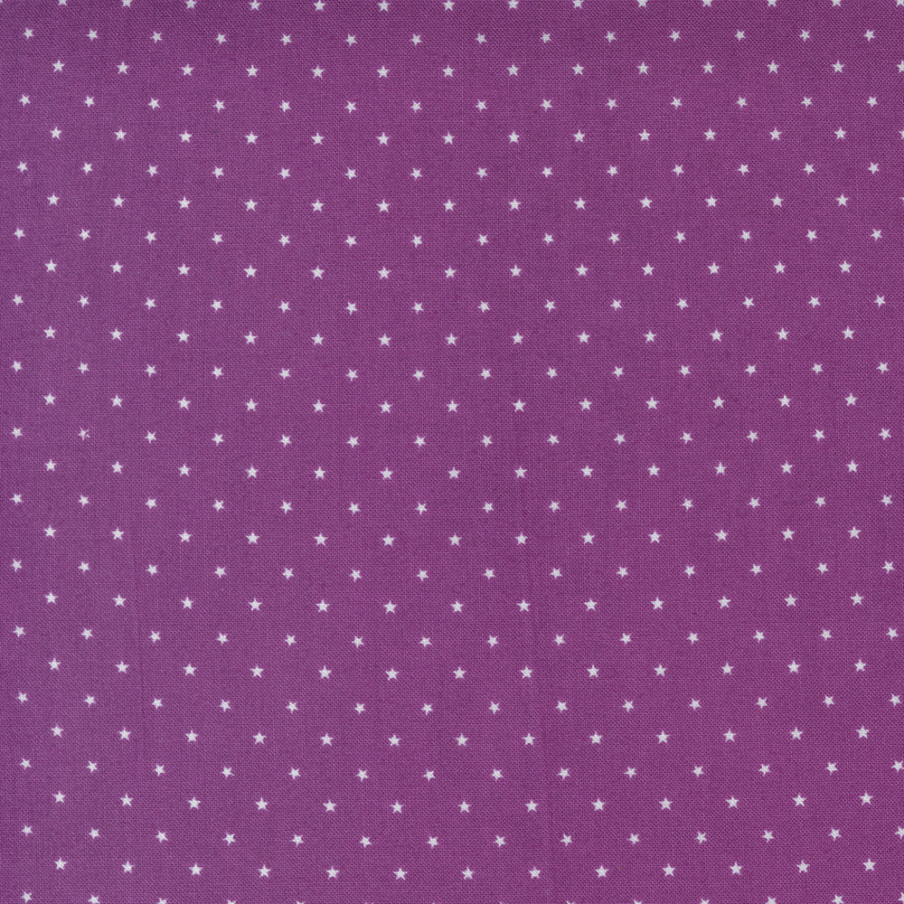Twinkle - Stars in Plum Purple