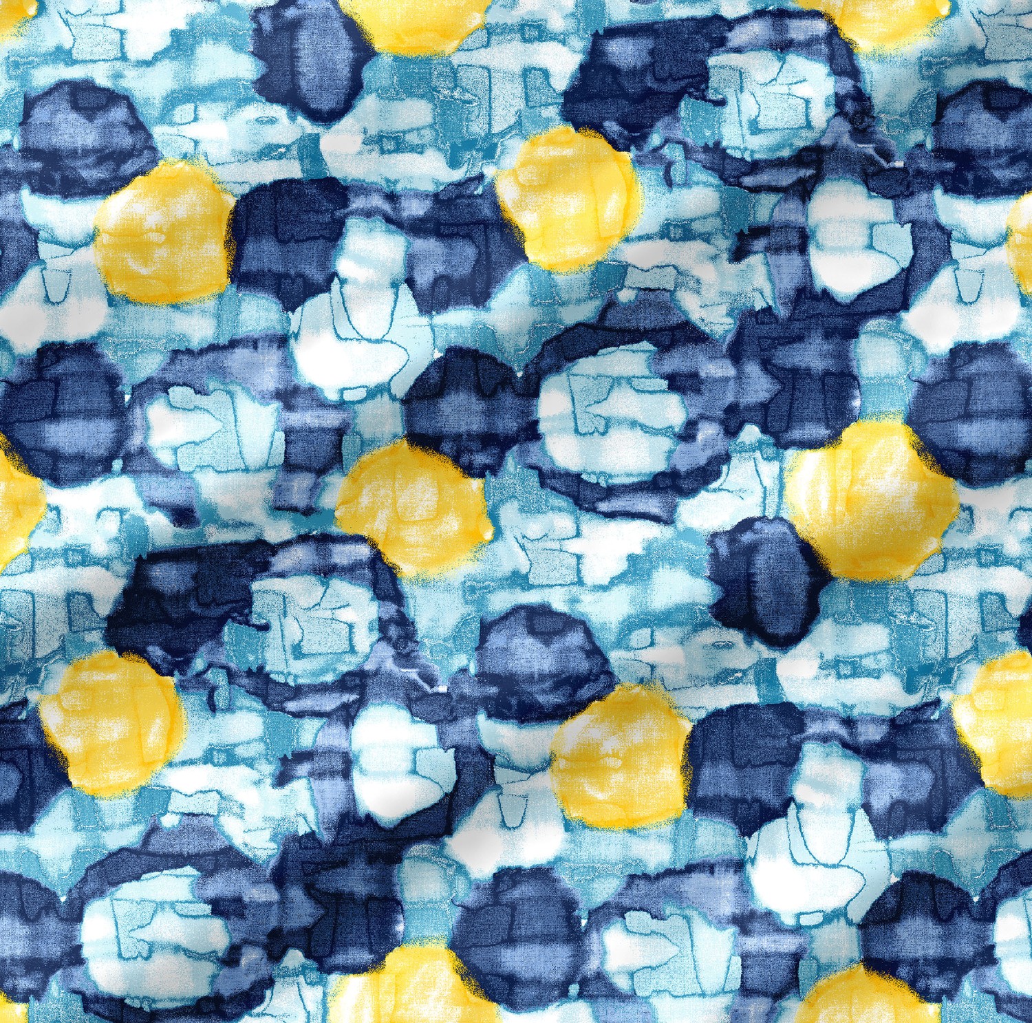 Backing Fabrics Aquarelle Dk Ocean Mist 108 in Wide Backing Fabric Yardage - Dk Ocean Mist