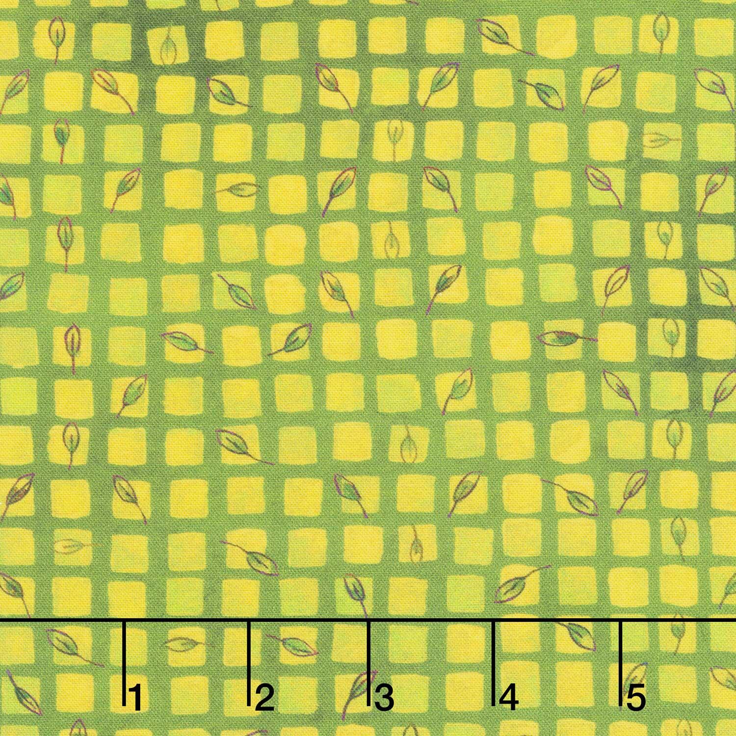 Sunlit Garden - Grid Avocado