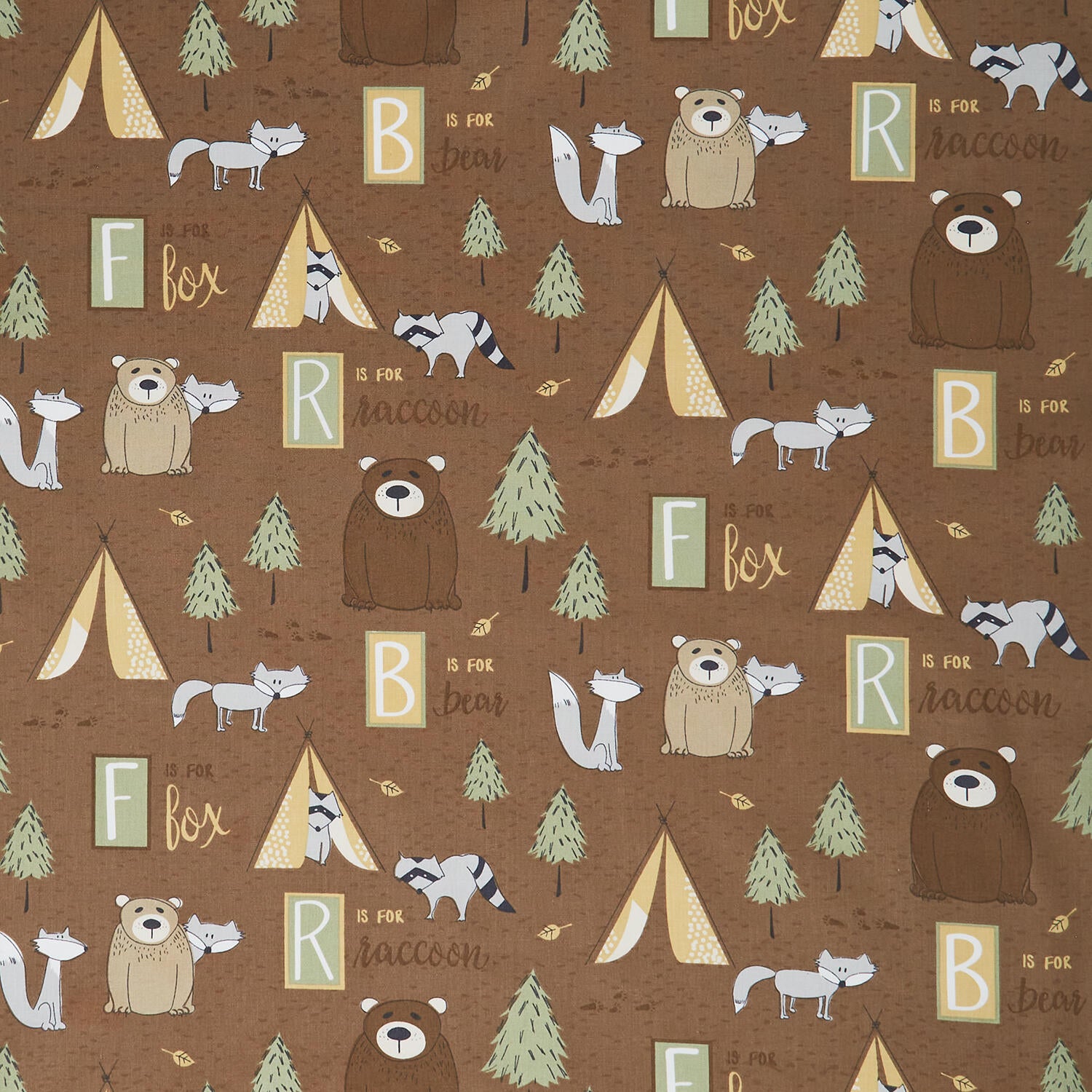 Into The Woodlands - Large All Over Brown
