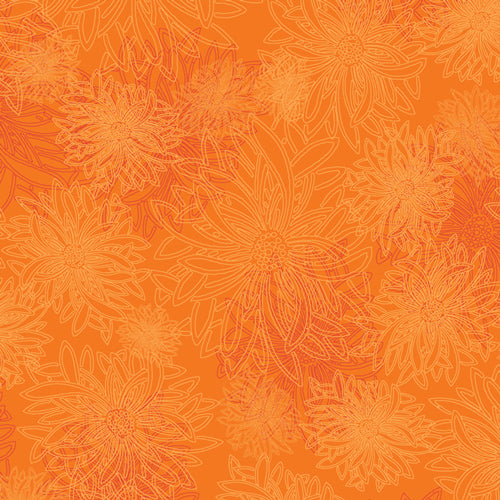 Floral Elements - Orangine Orange