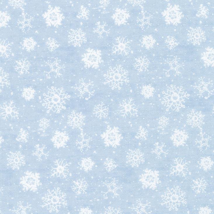 Woodland Frost - Snowflakes Blue
