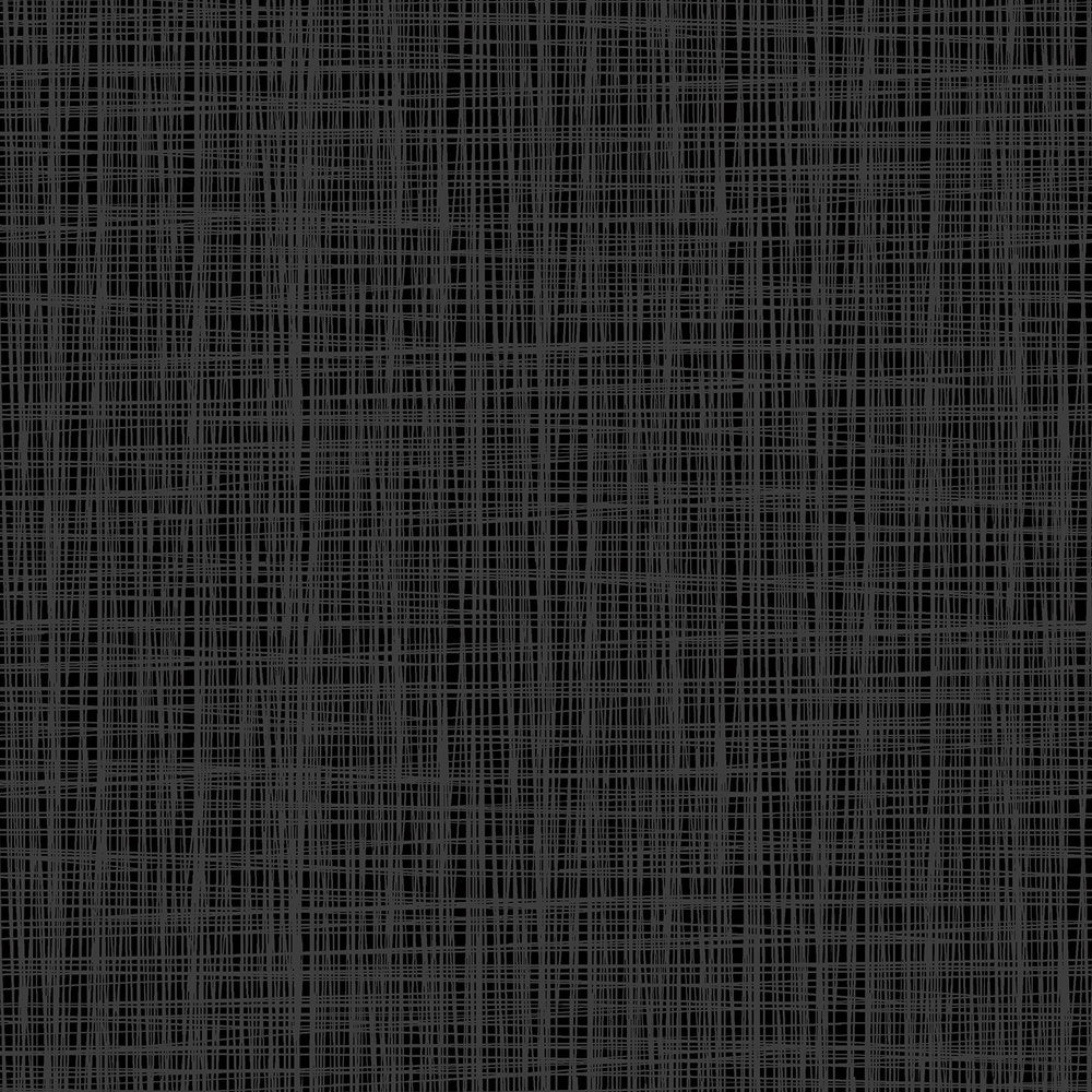 Monochrome Sketched Lines Black on Black Quilting Cotton Fabric Yardage - Black on Black
