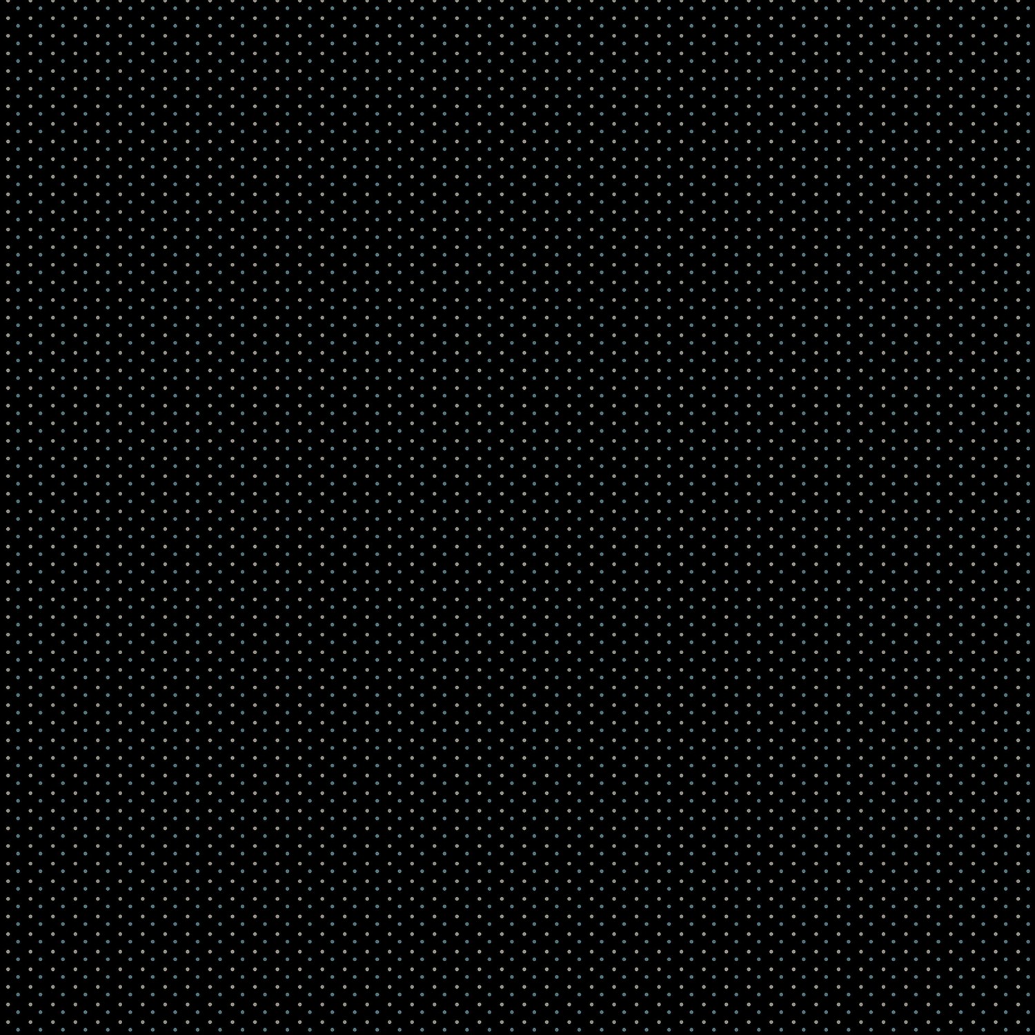 Witley Court Dot Dot Black Quilting Cotton  Fabric Yardage - Black