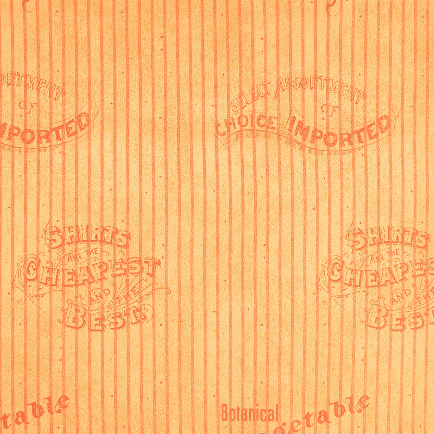 Pumpkin Patch - Silver Lining Stripe Orange