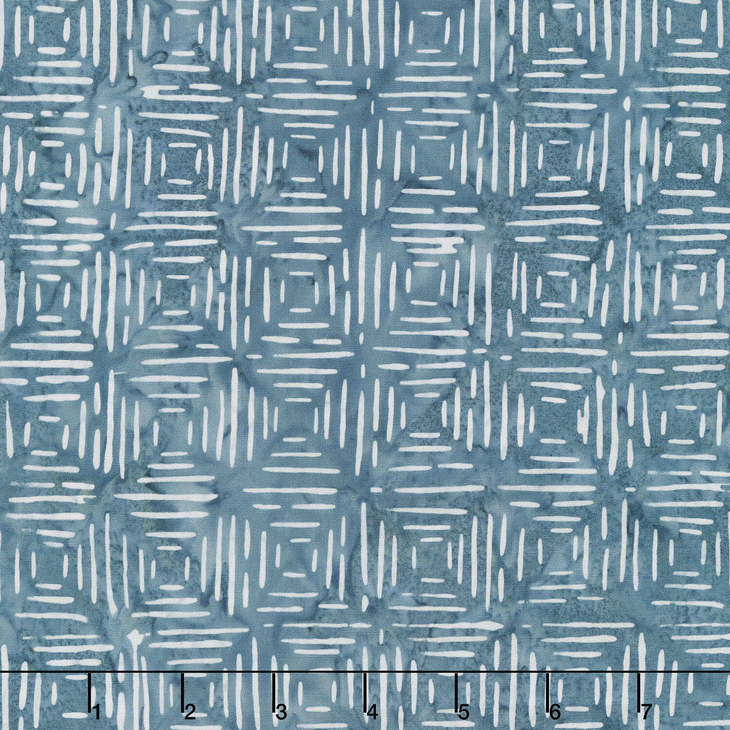 Quentin Batiks - Line Squares Silver