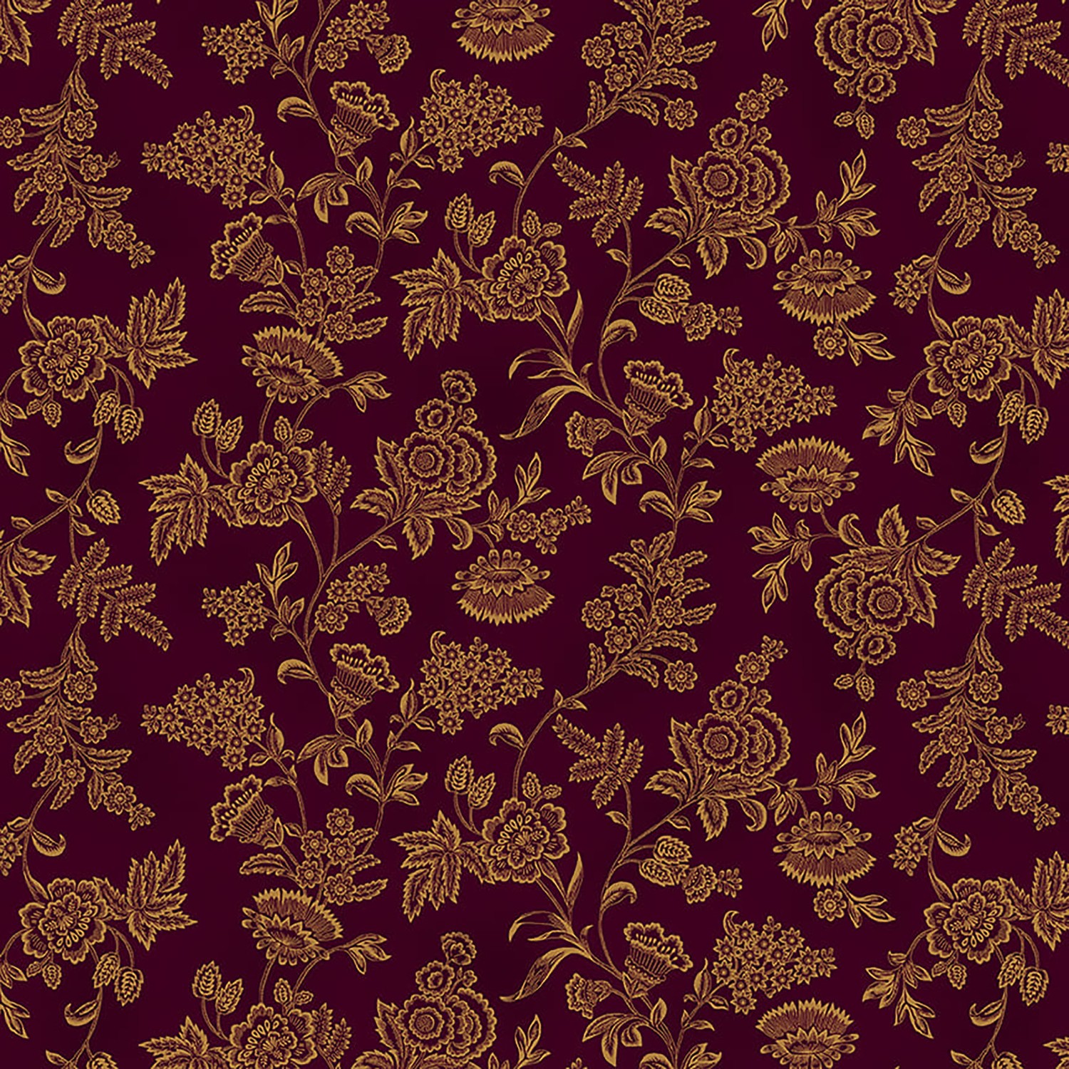 Scrap Basket Favorites - Etched Floral - Eggplant