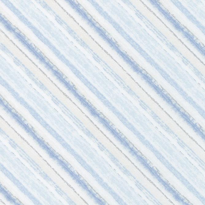 Woodland Frost - Diagonal Stripe Light Blue