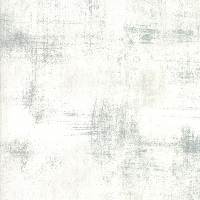 Moda 108" wide Grunge Basics in Fog (White/Gray)