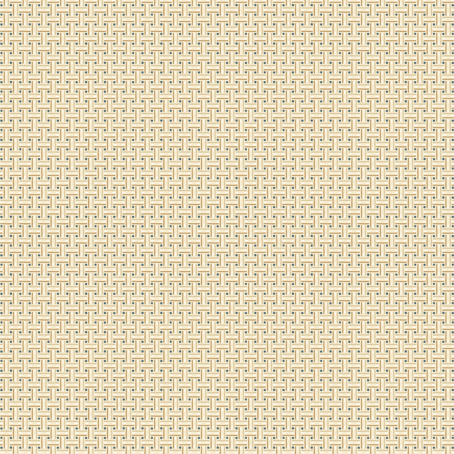 Parlor Room Woven Block Cream/Metallic Quilting Cotton Fabric Yardage - Cream/Metallic