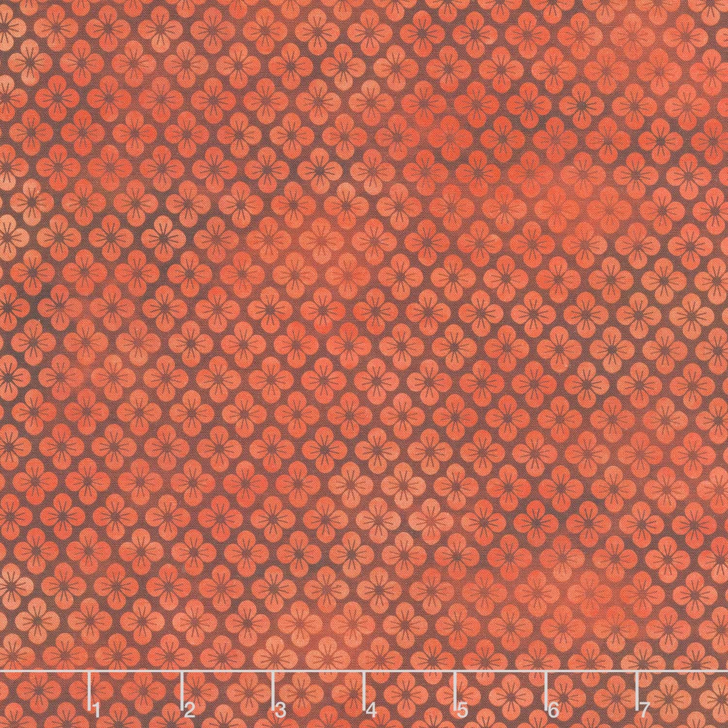 Oriental Gardens - Blossom Red Digitally Printed