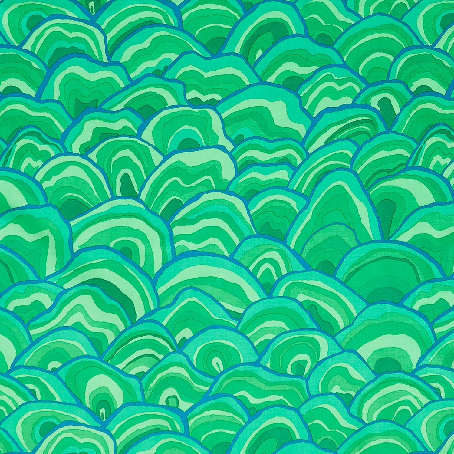 Kaffe Fassett Collective - August 2024 Wobble Green