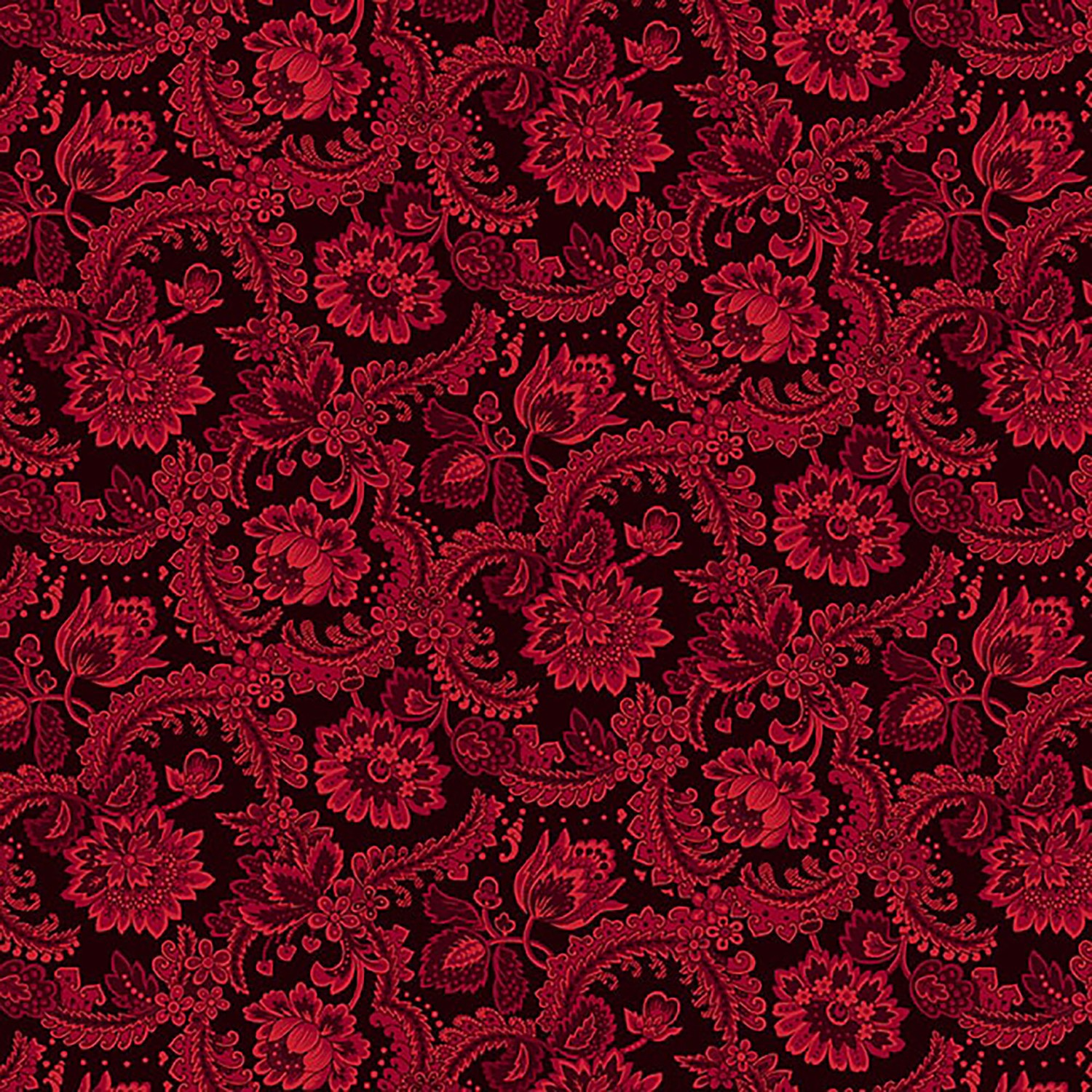 Scrap Basket Favorites - Fancy Foulard - Cranberry