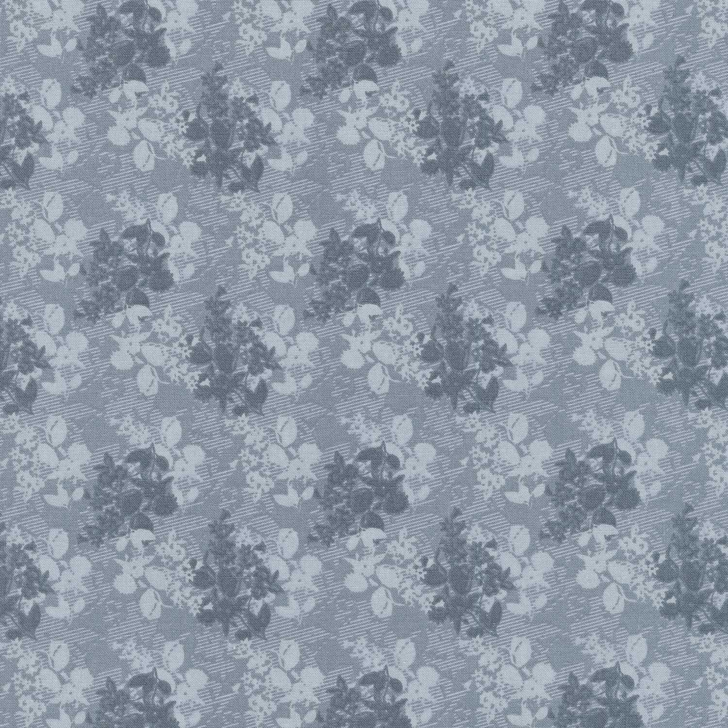 Florets - Slate 108" Wide Backing