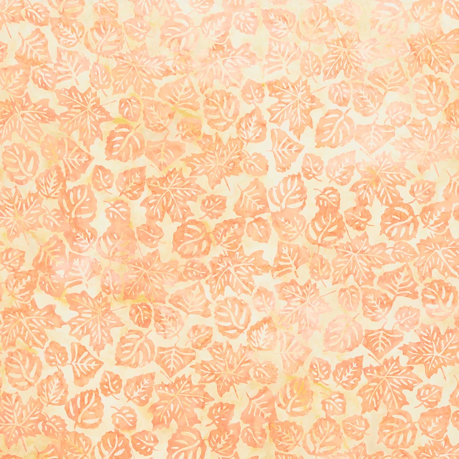 Breezy Batiks - Leaf Pile Red Tangy