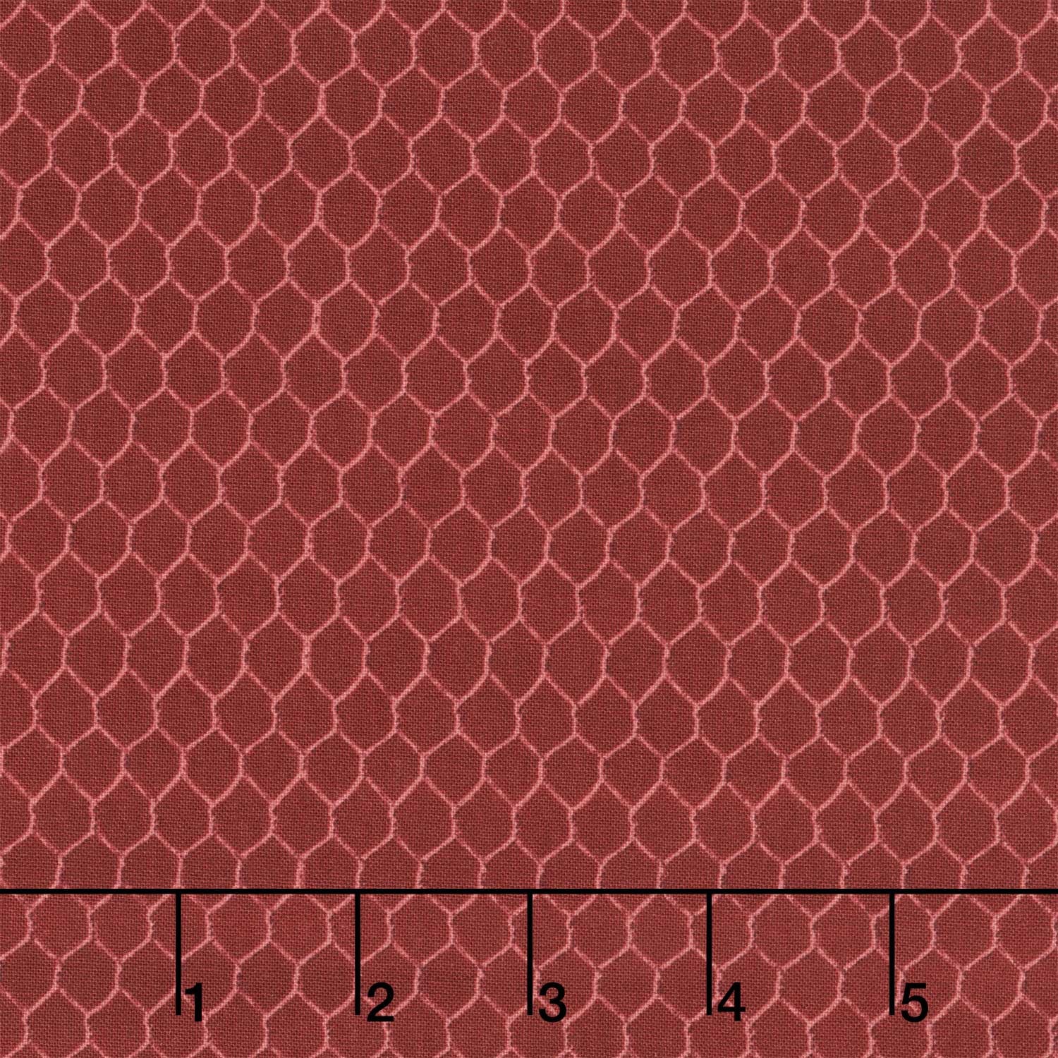 Morning Serenade - Chicken Wire Red