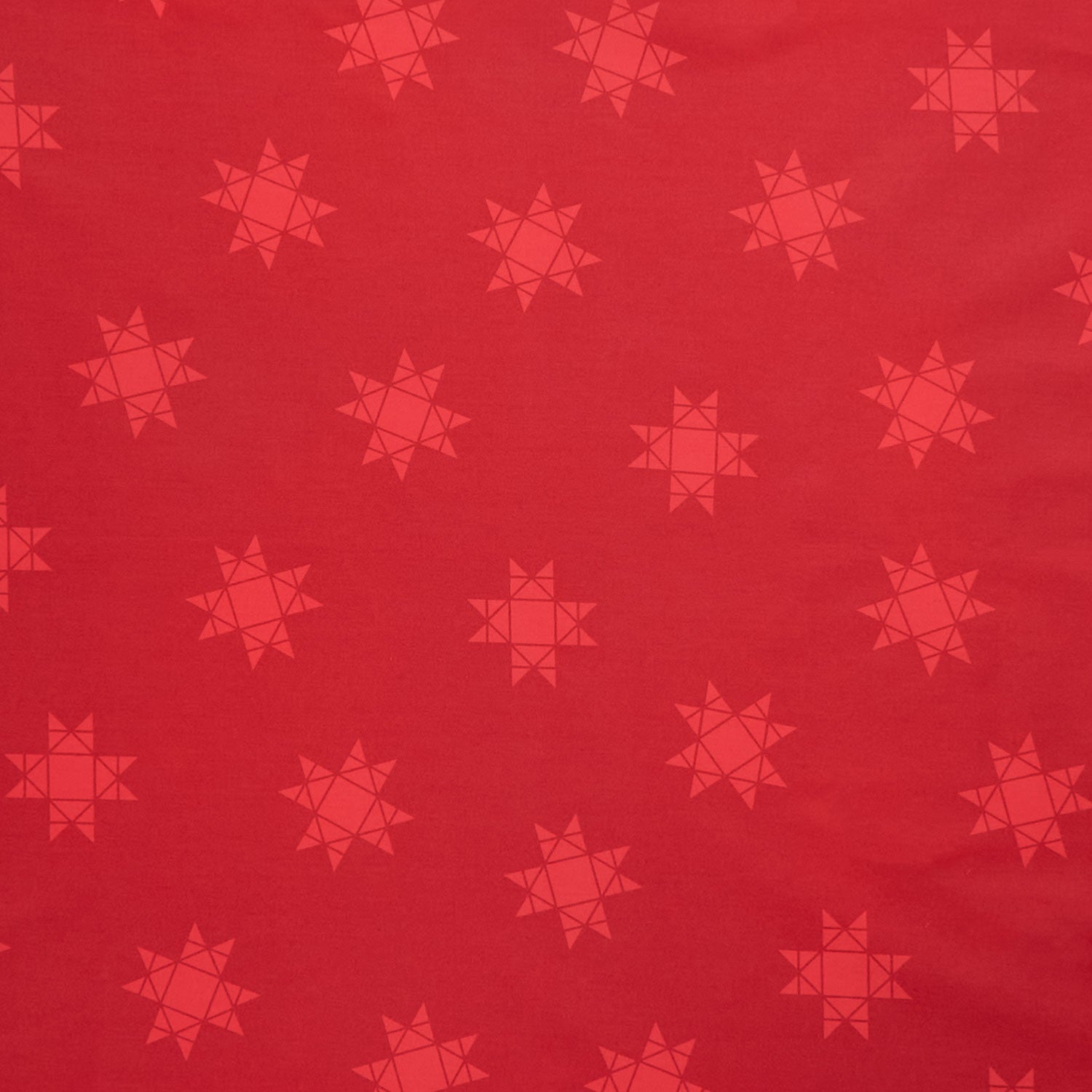 Missouri Star Quilt Backs - Tossed Missouri Star Red 110" Wide Backing