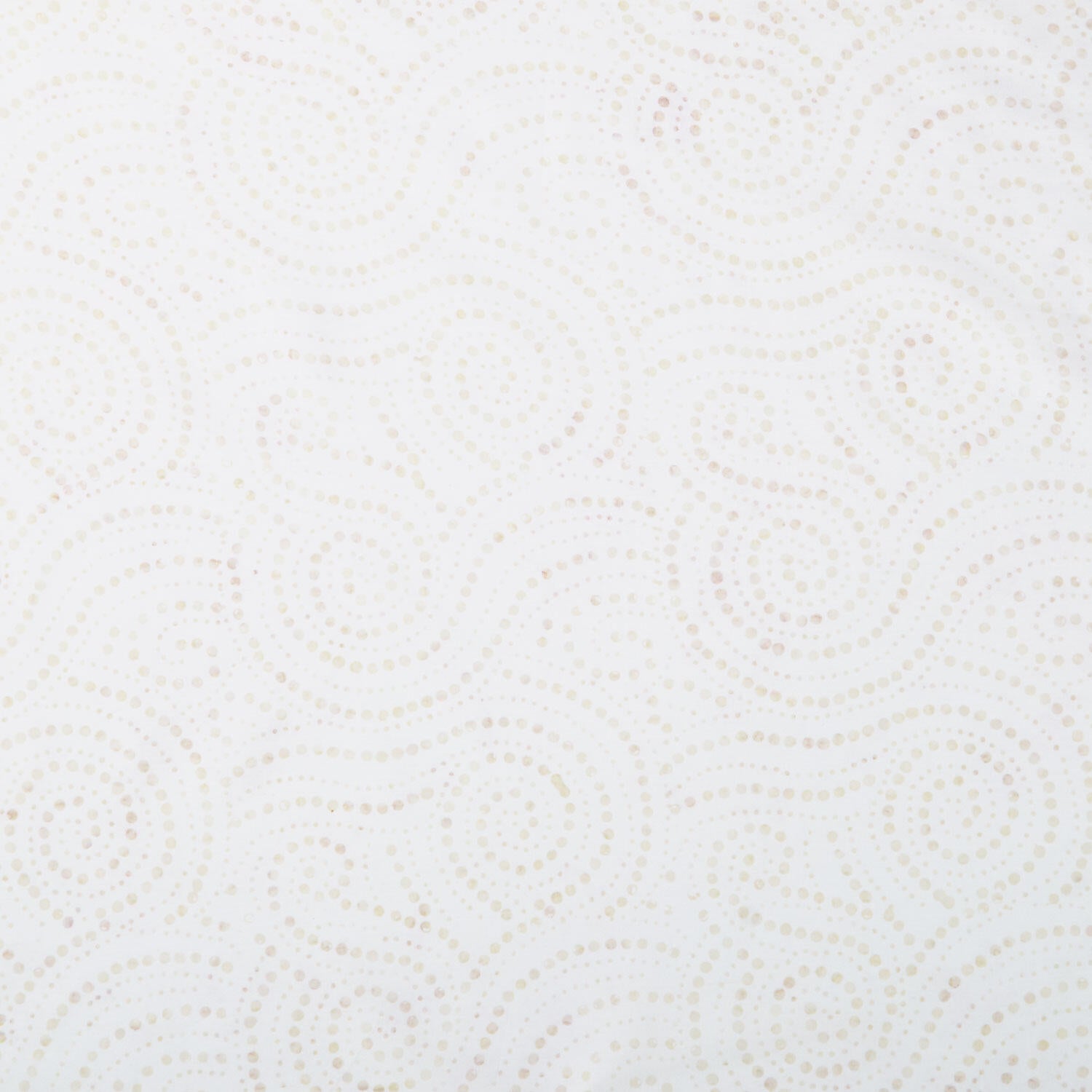 Tonga Batiks - Windsong Large Loose Dotted Spirals Gardenia