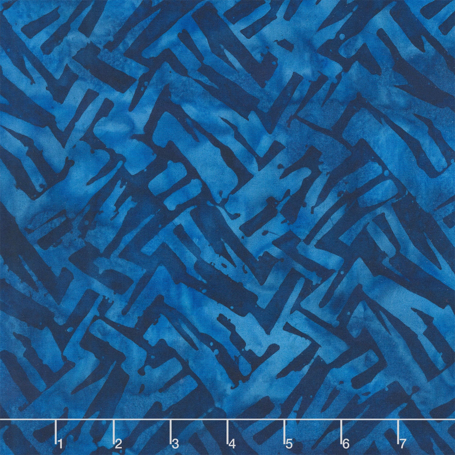 Indigo Batiks Vol. 2 - Zebra Print Azure