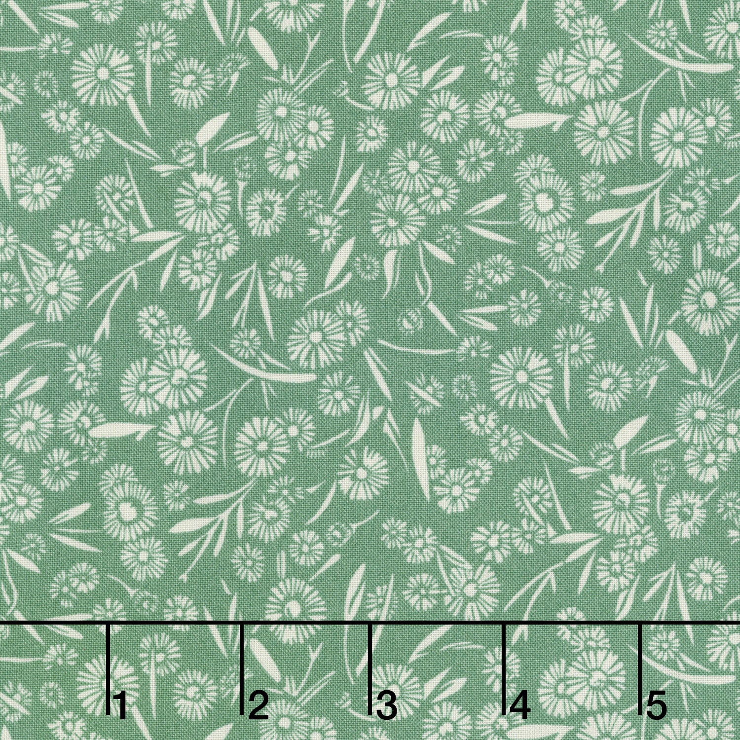 Cottage Flowers - Daisy Green