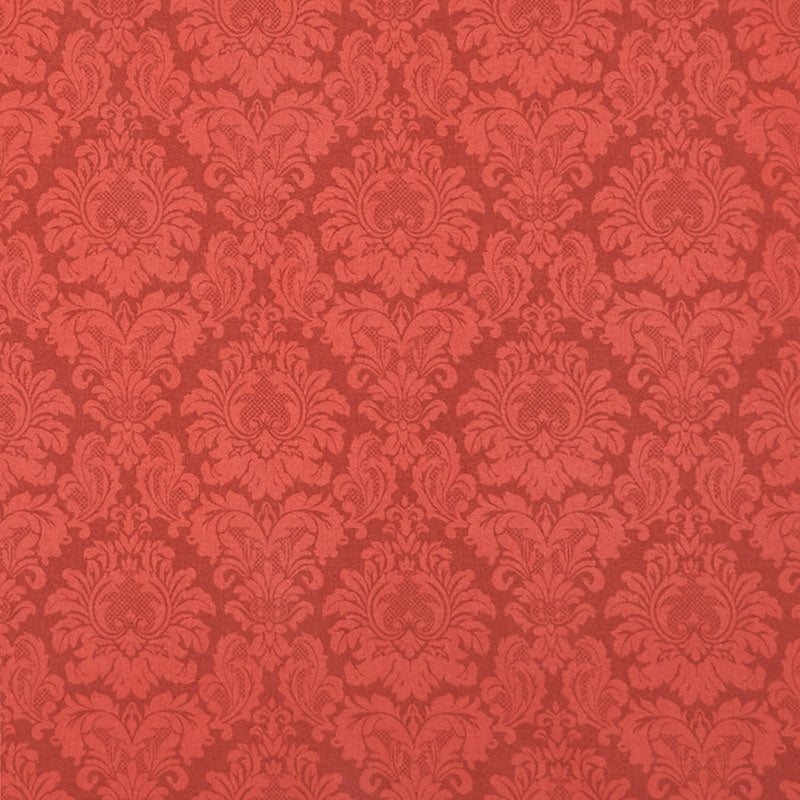 Merry Christmas - Damask Red