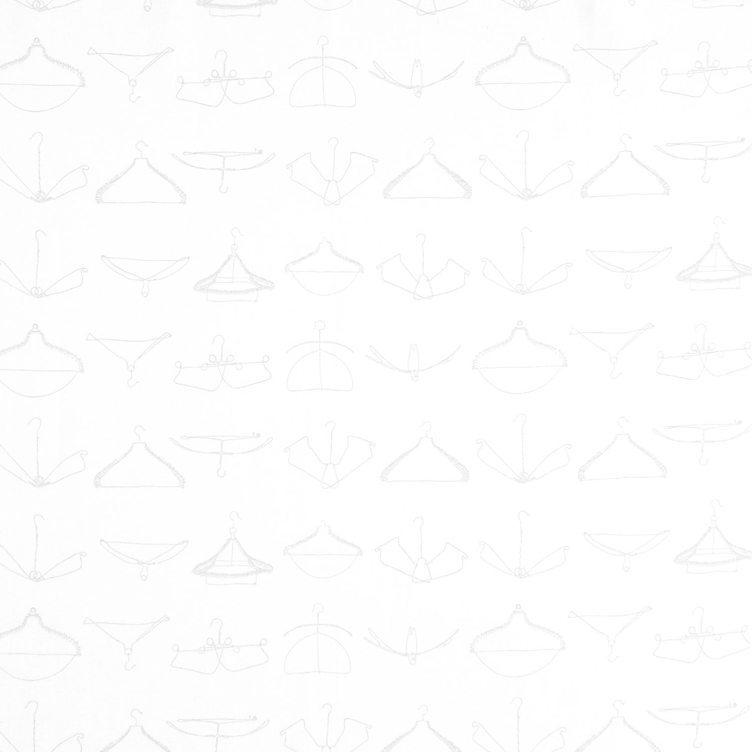 Press On - Wire Hangers White