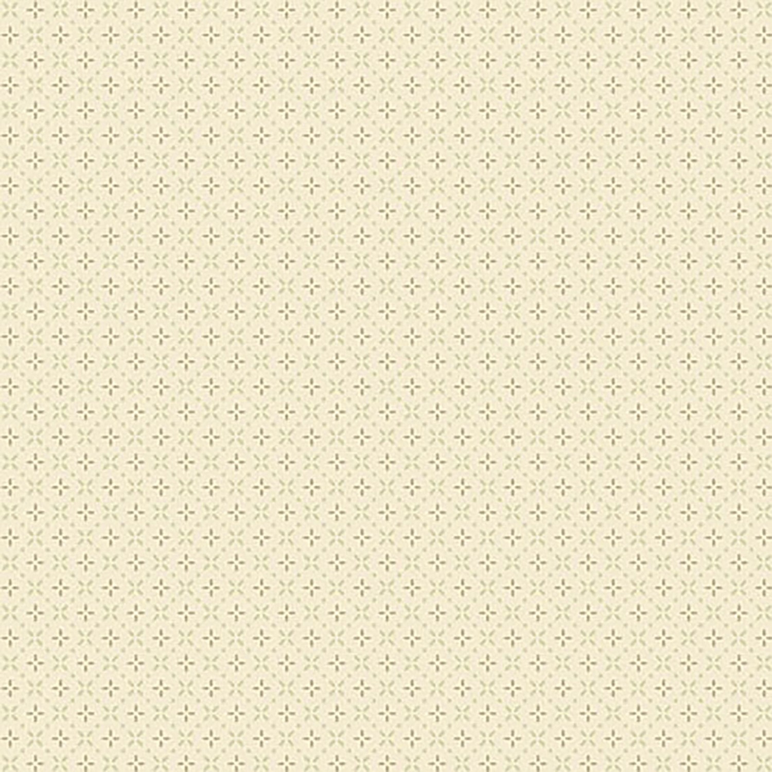 Cozy House - Grandma's Stitches Ivory - Ivory