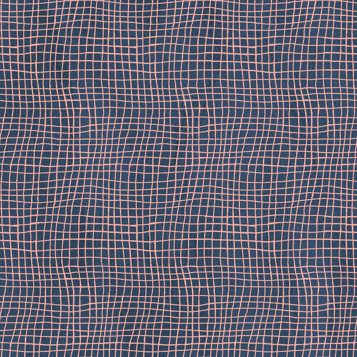 Happy Window Pane Marine Quilting Cotton Fabric Yardage - Marine