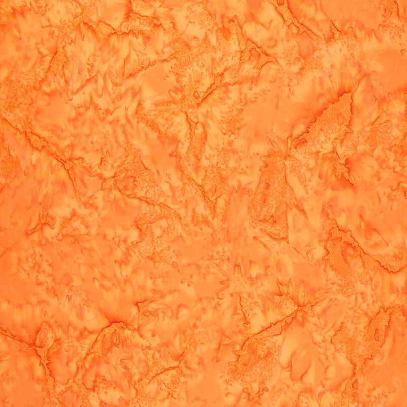 Opulent Orange Batik Solids - Pumpkin