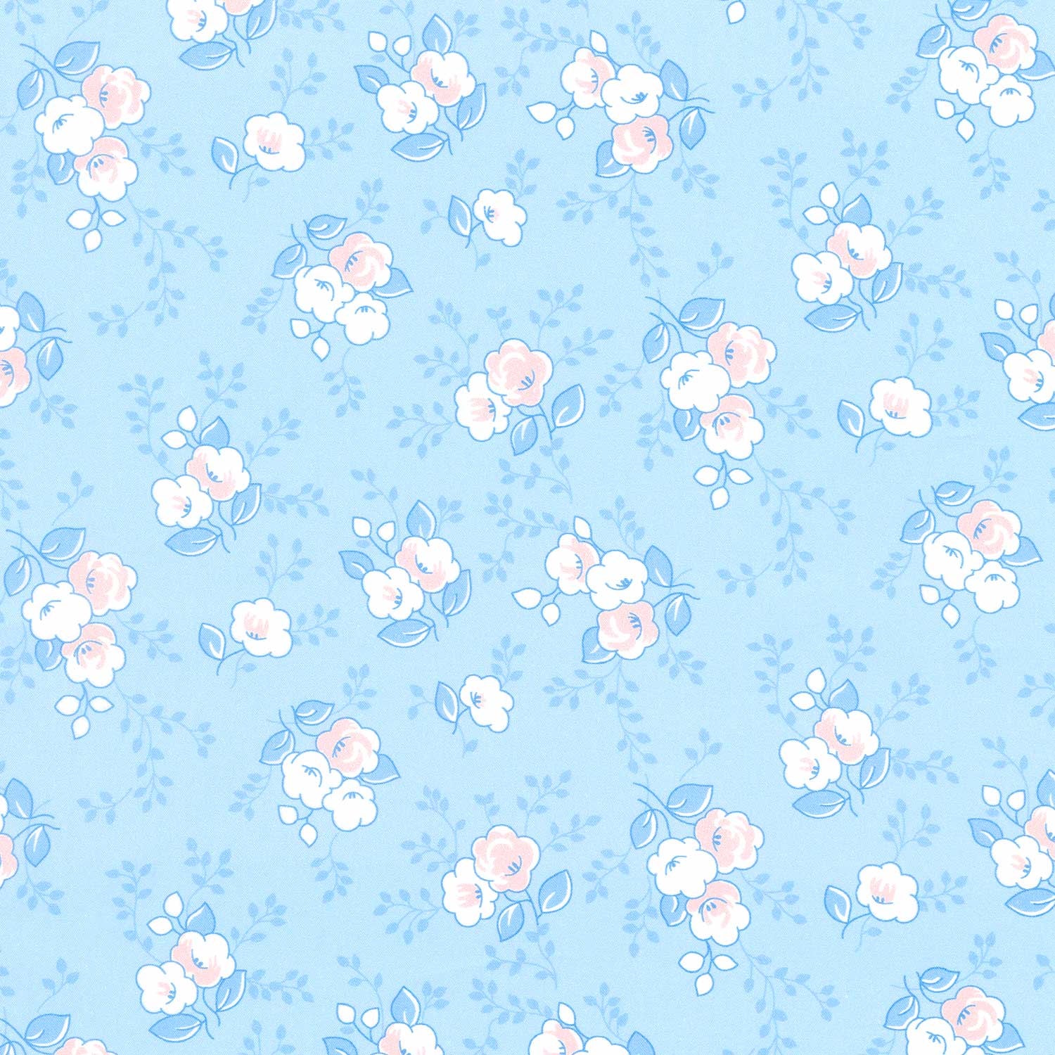 Blast from the Past - Flowers Blue