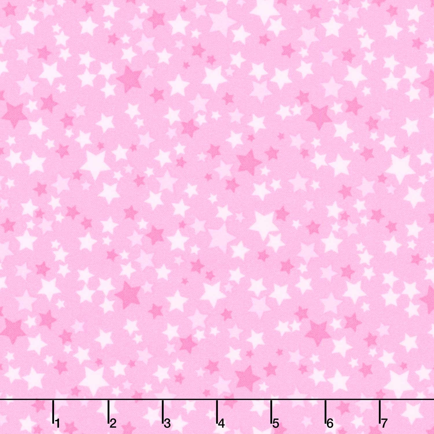 Playtime Flannel - Stars Pink