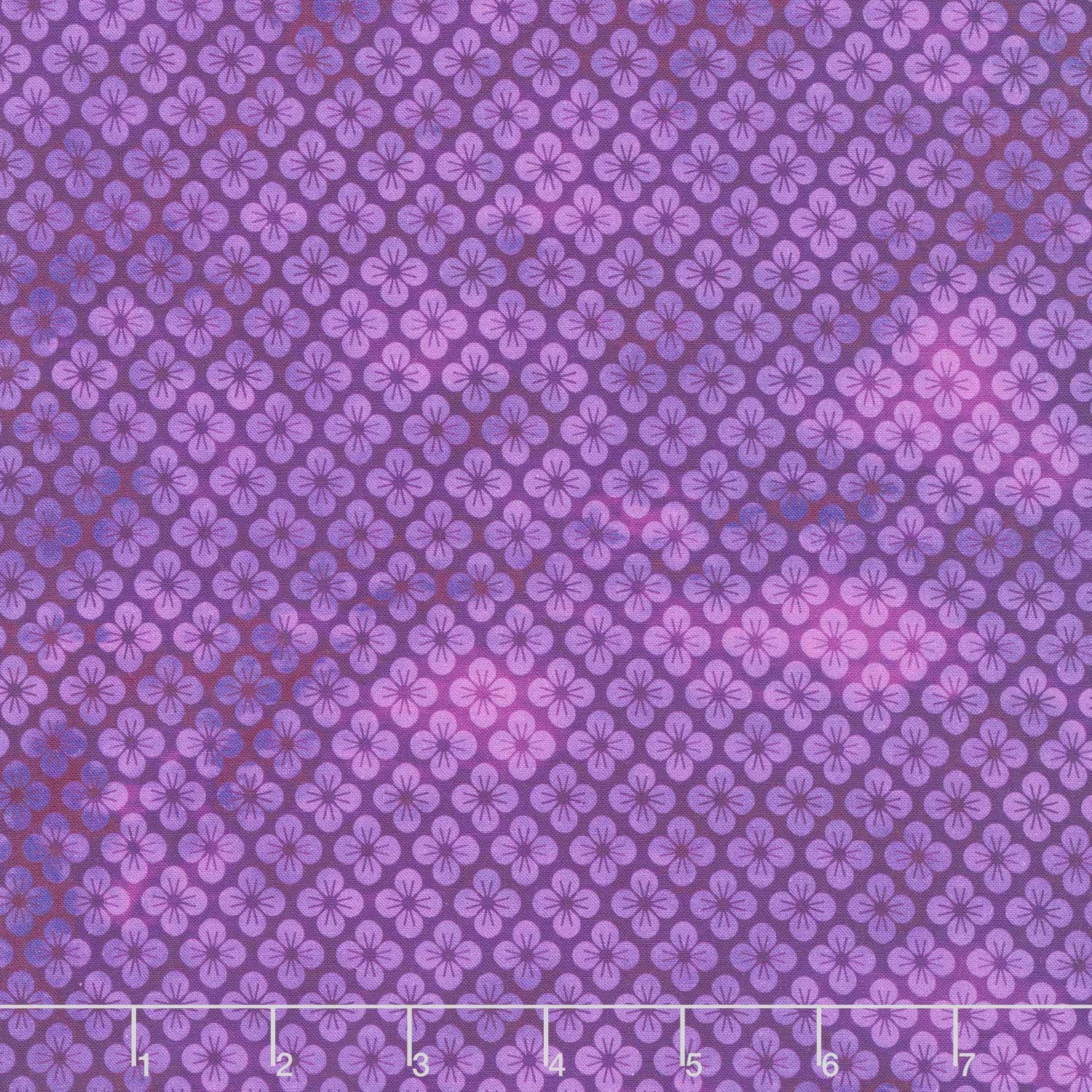 Oriental Gardens - Blossom Purple Digitally Printed