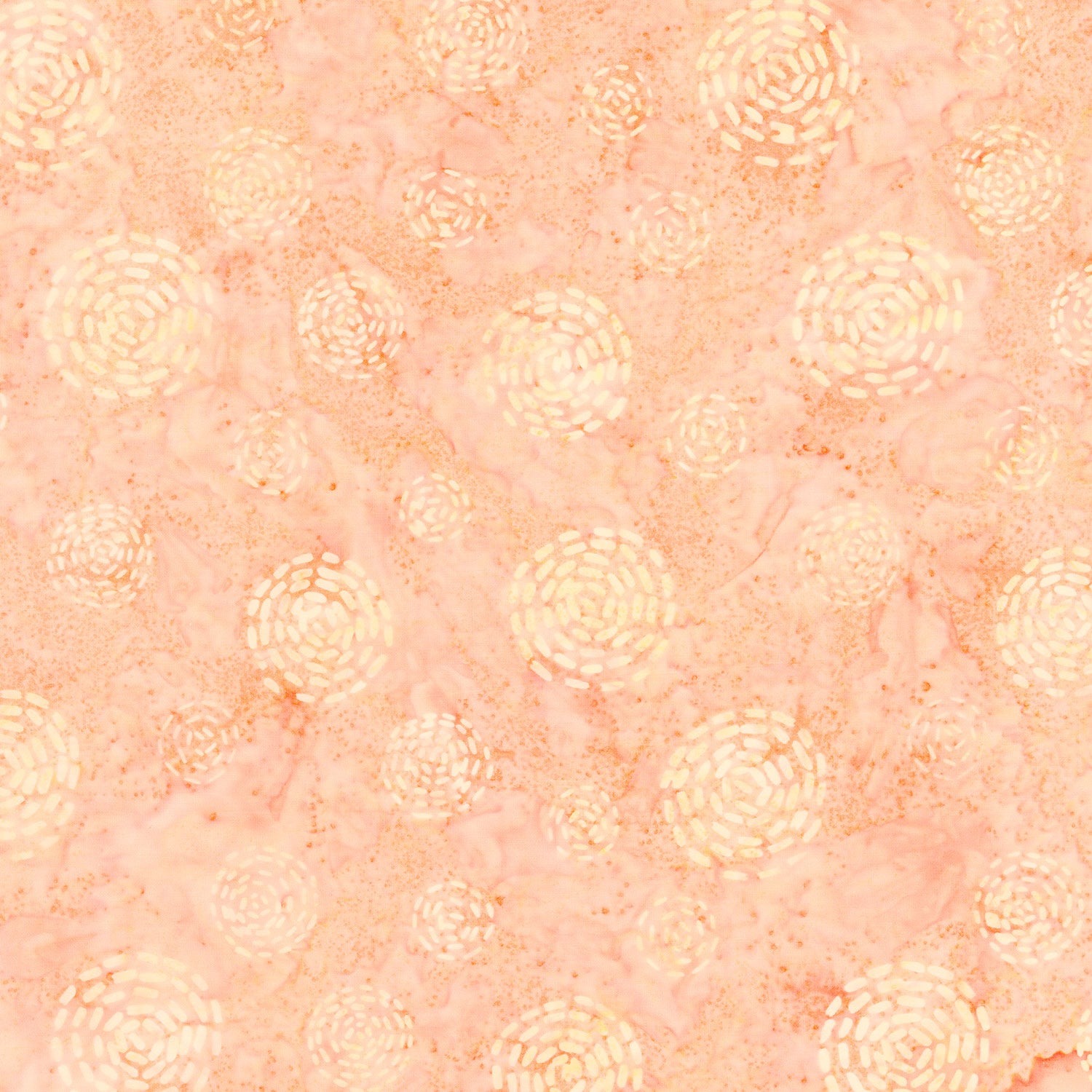 Tranquil Moments Batiks - Stitched Circles Marmalade