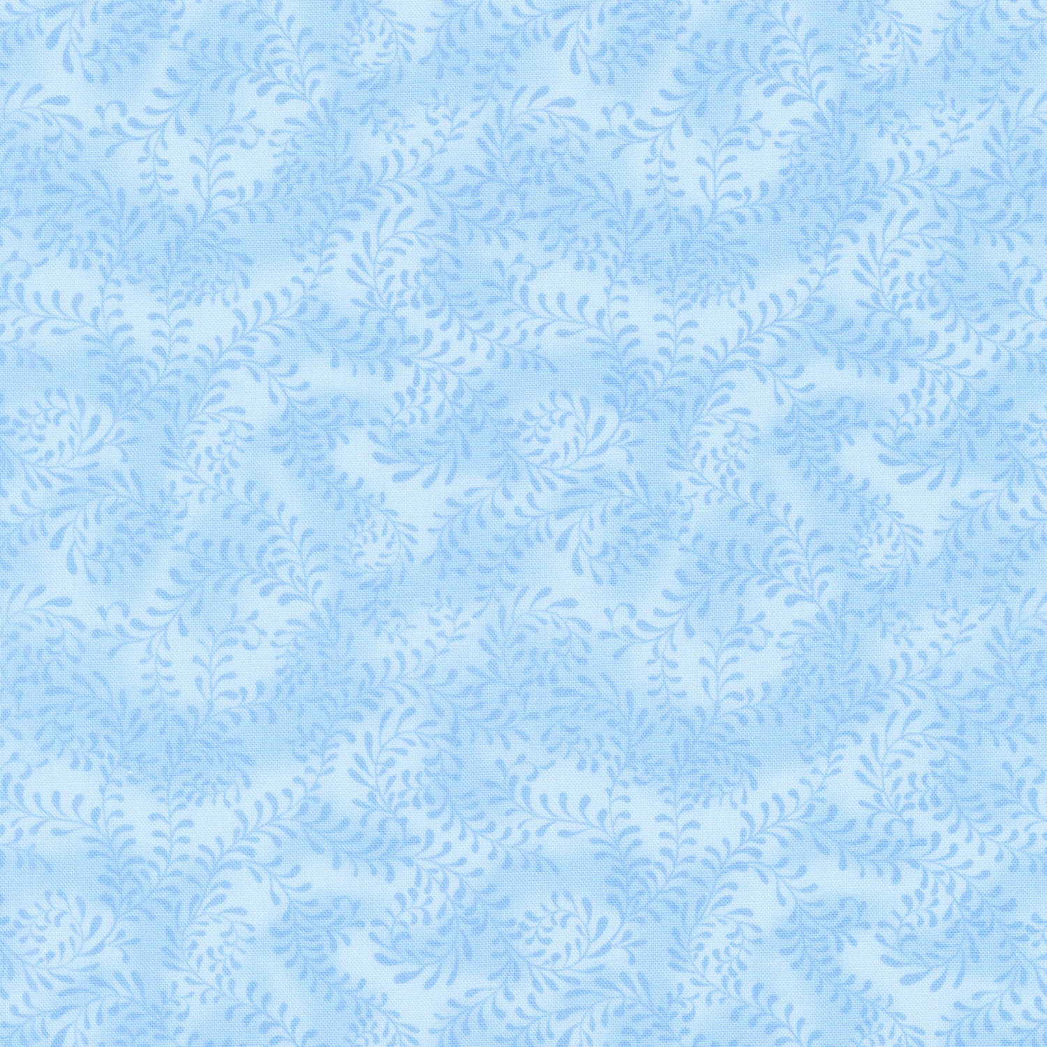 Wilmington Essentials - Swirling Leaves Light Blue