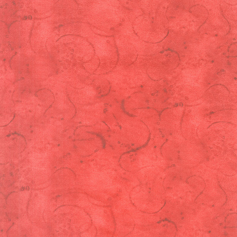 Painter's Watercolor Swirl - Dark Red 108" Wide Backing