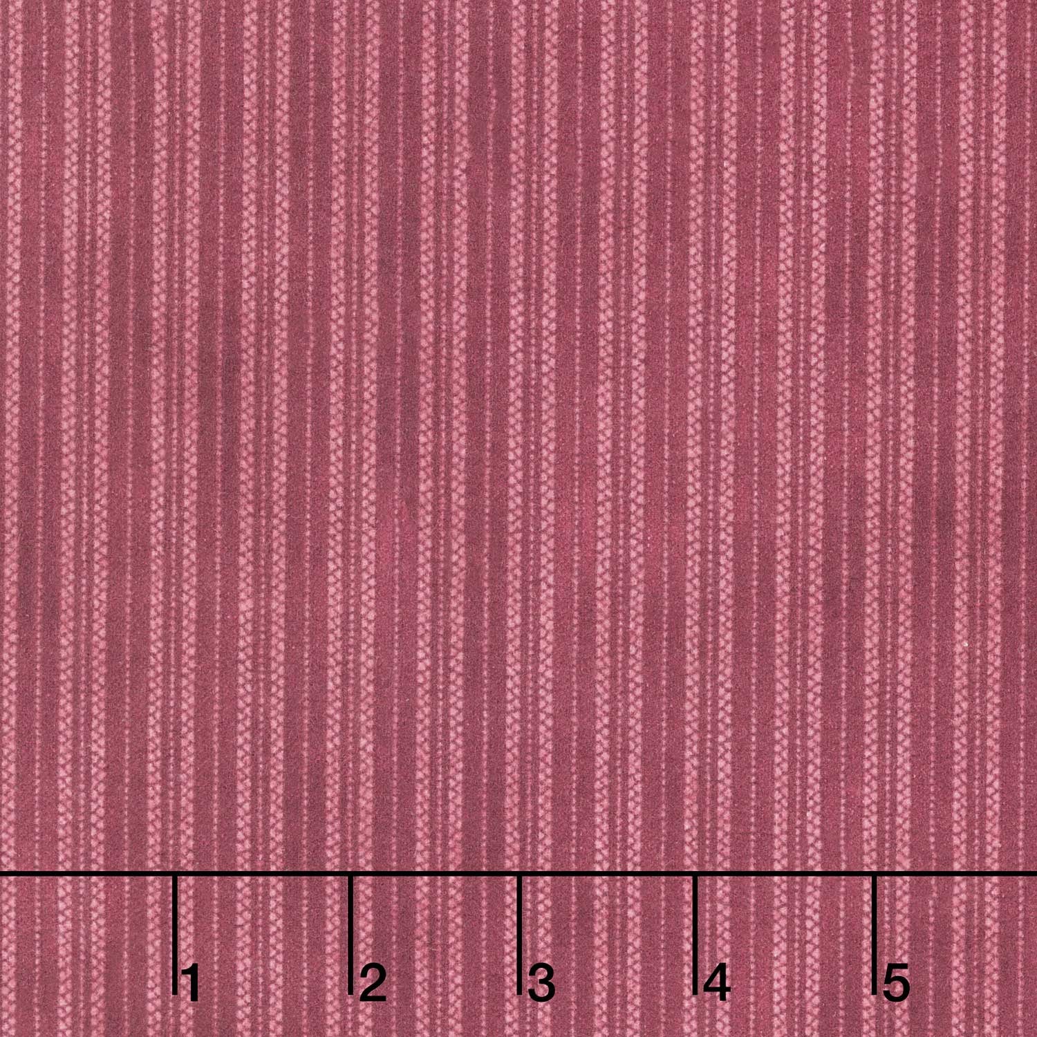 Where the Wind Blows - Ticking Stripe Berry Flannel