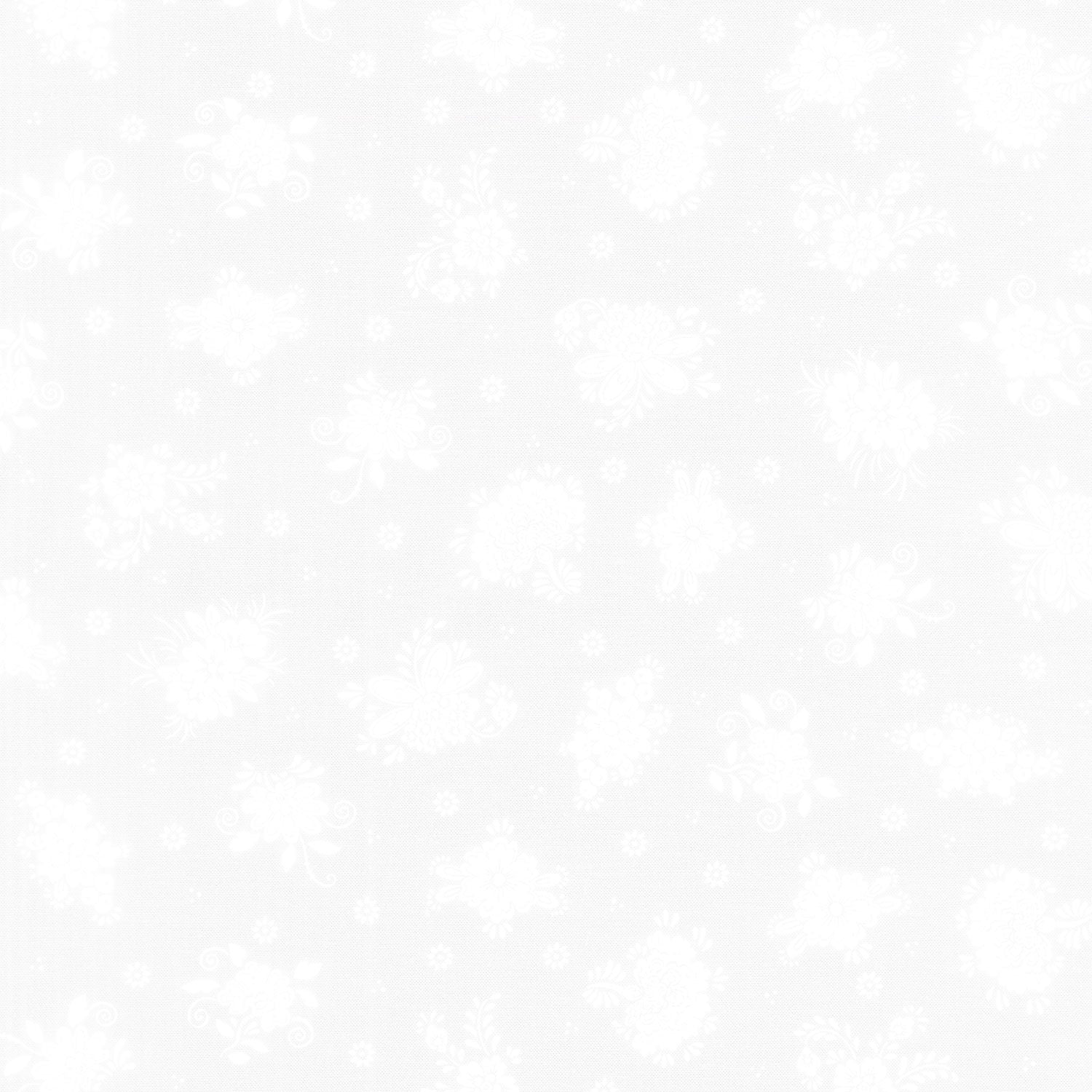 Blackout - Florals White