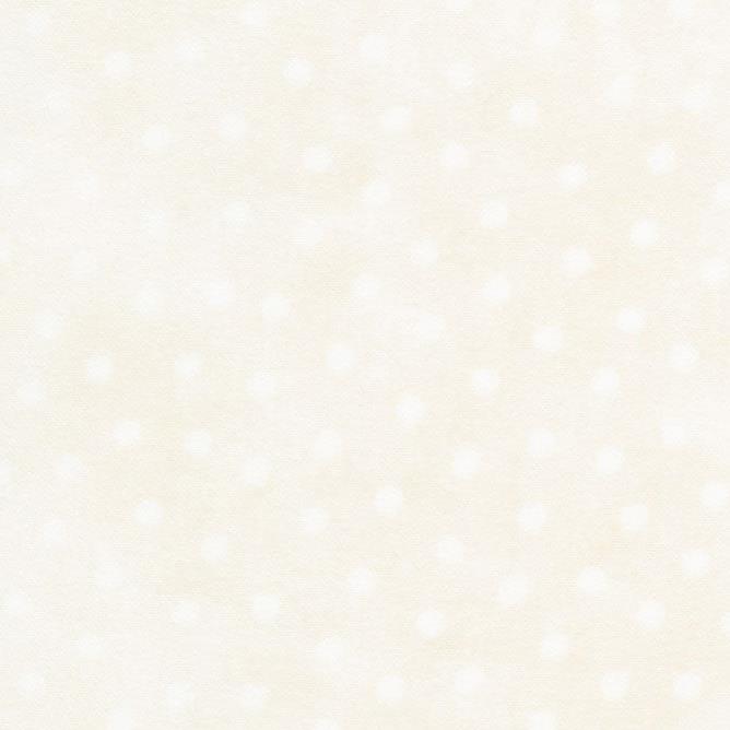 Woolies Flannel - Polka Dots Light Cream