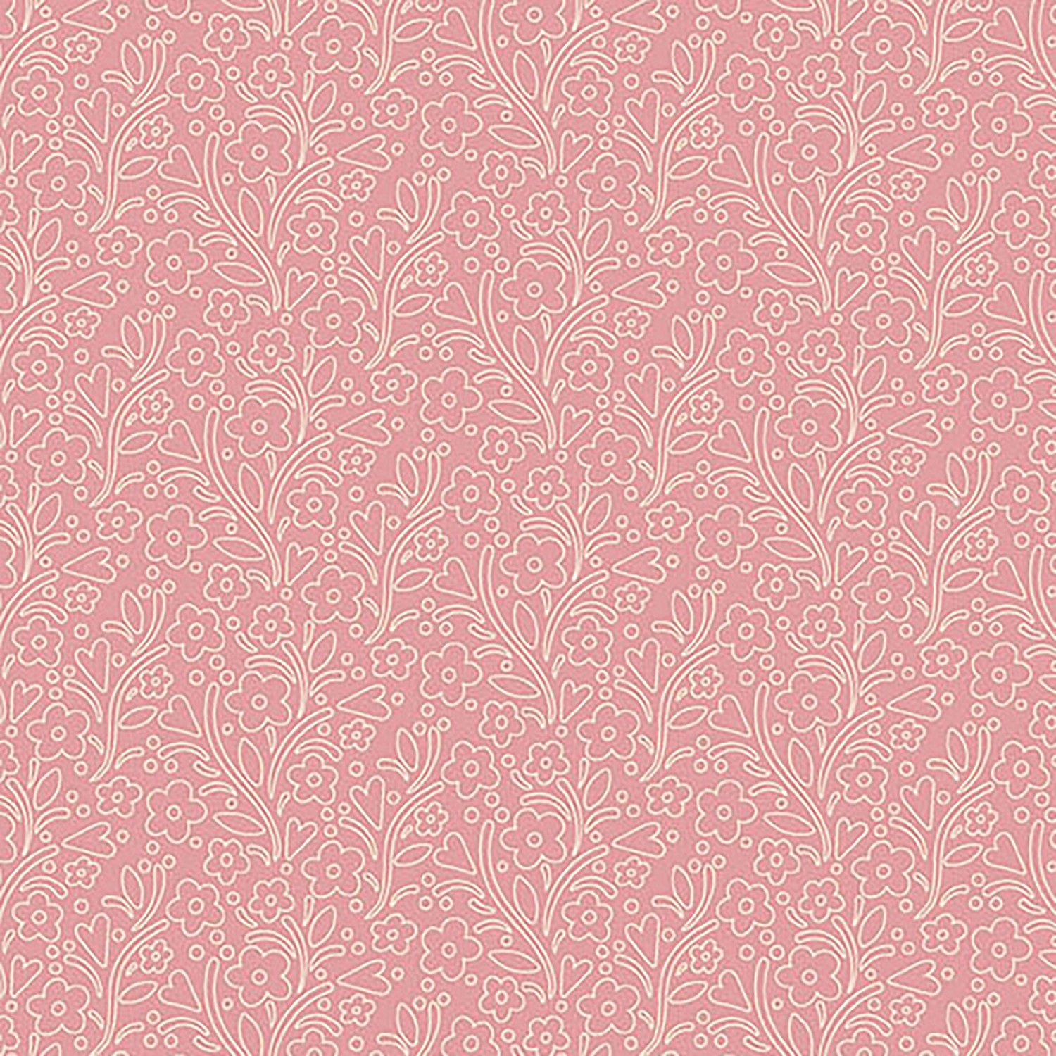 Cozy House - Dainty Flowers Blush - Blush