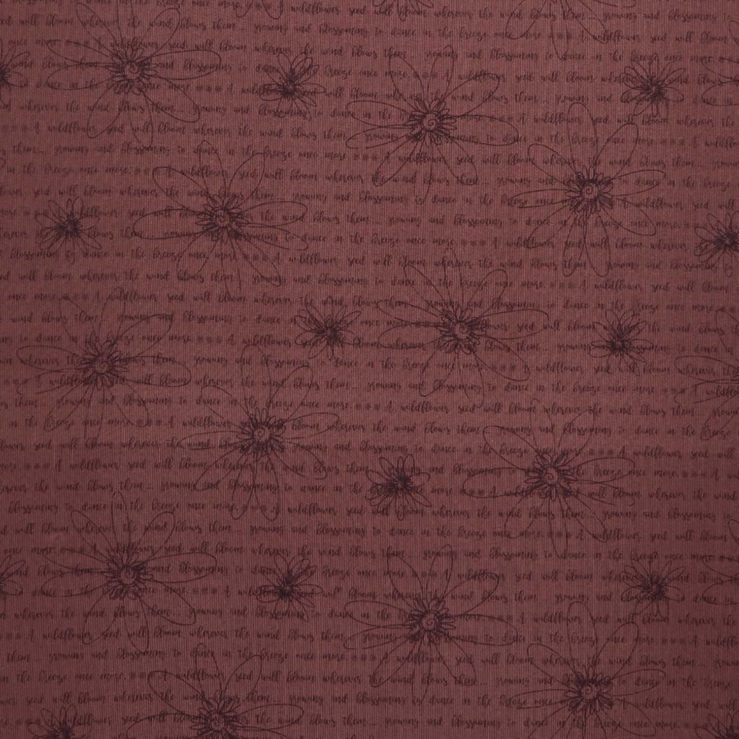 Where the Wind Blows - Poetic Daisies Purple Flannel
