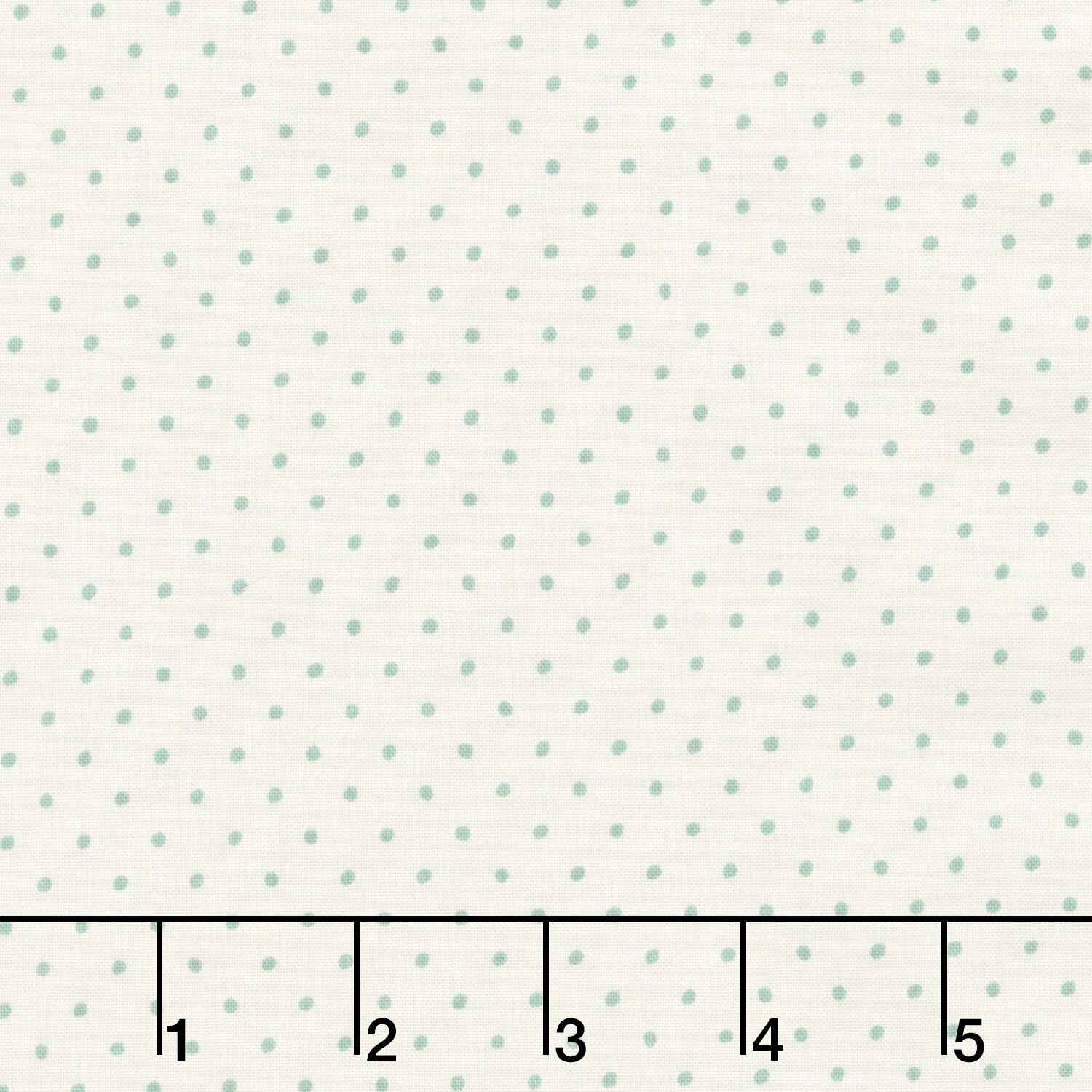 Cottage Flowers - Dot Green