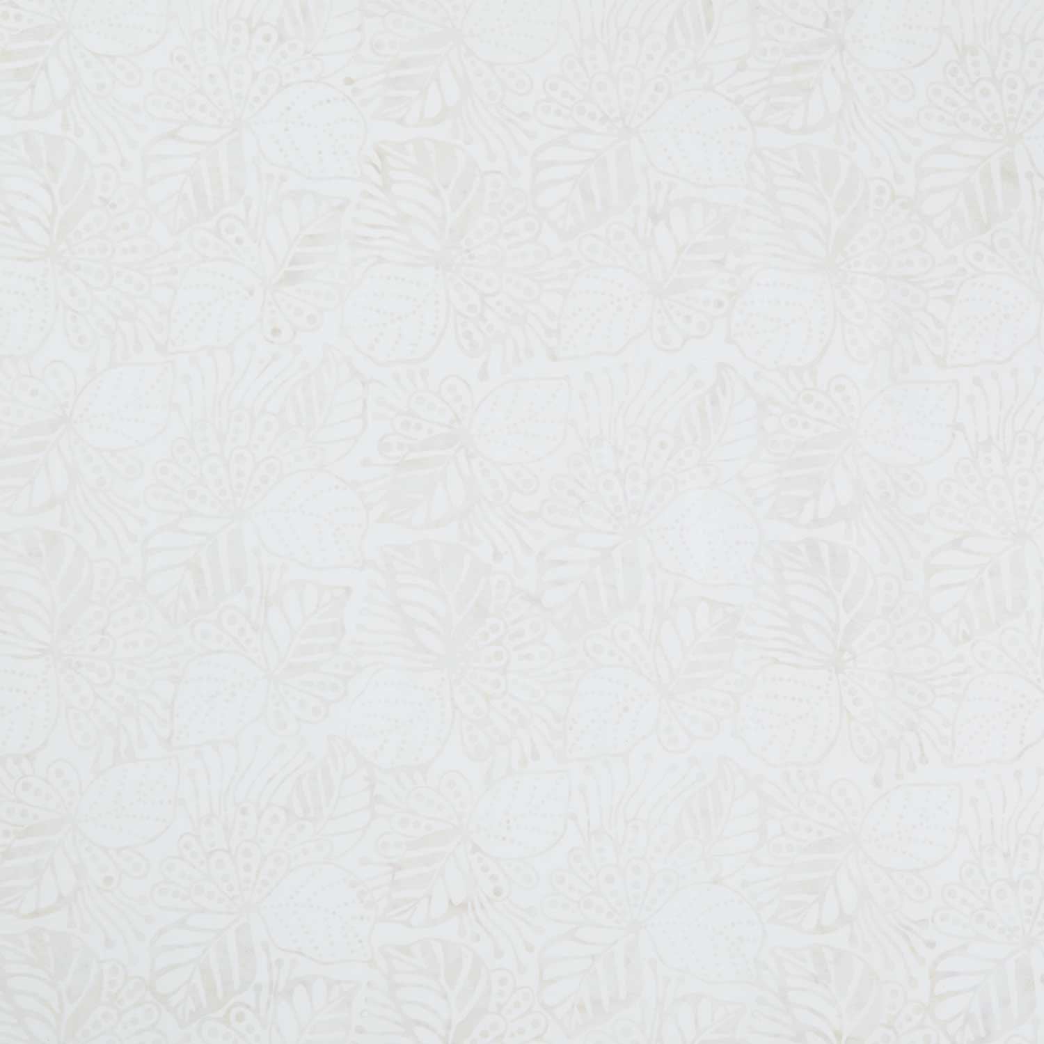 Tonga Batiks - Heron Large Funky Florals Ivory