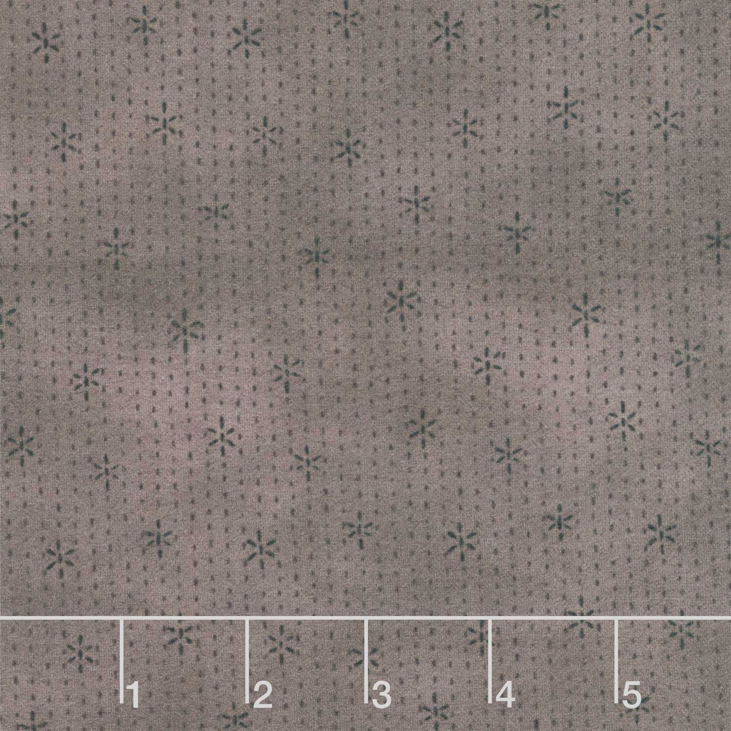 Where the Wind Blows - Star Stitches Brown Flannel