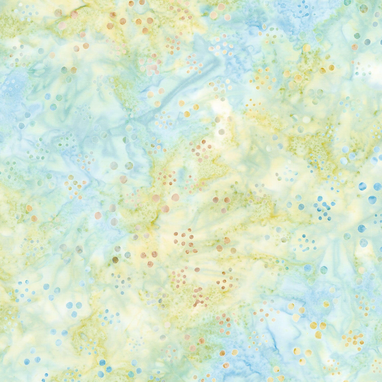 Tranquil Moments Batiks - Lots of Dots Honeydew