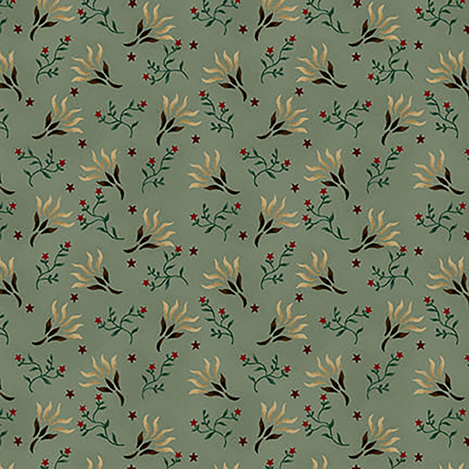 Scrap Basket Favorites - Tossed Clover - Aqua