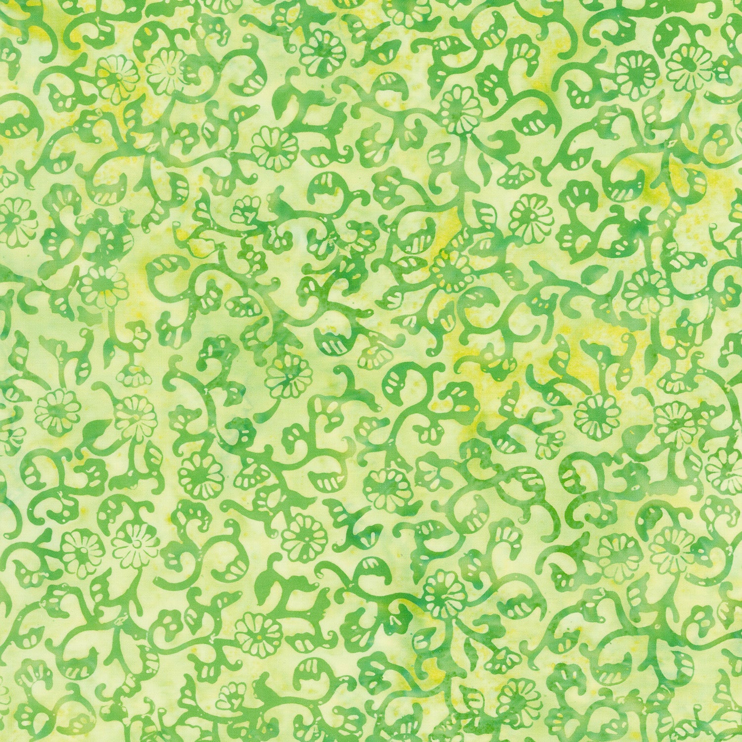 Jubilant Batiks - Mini Floral Green