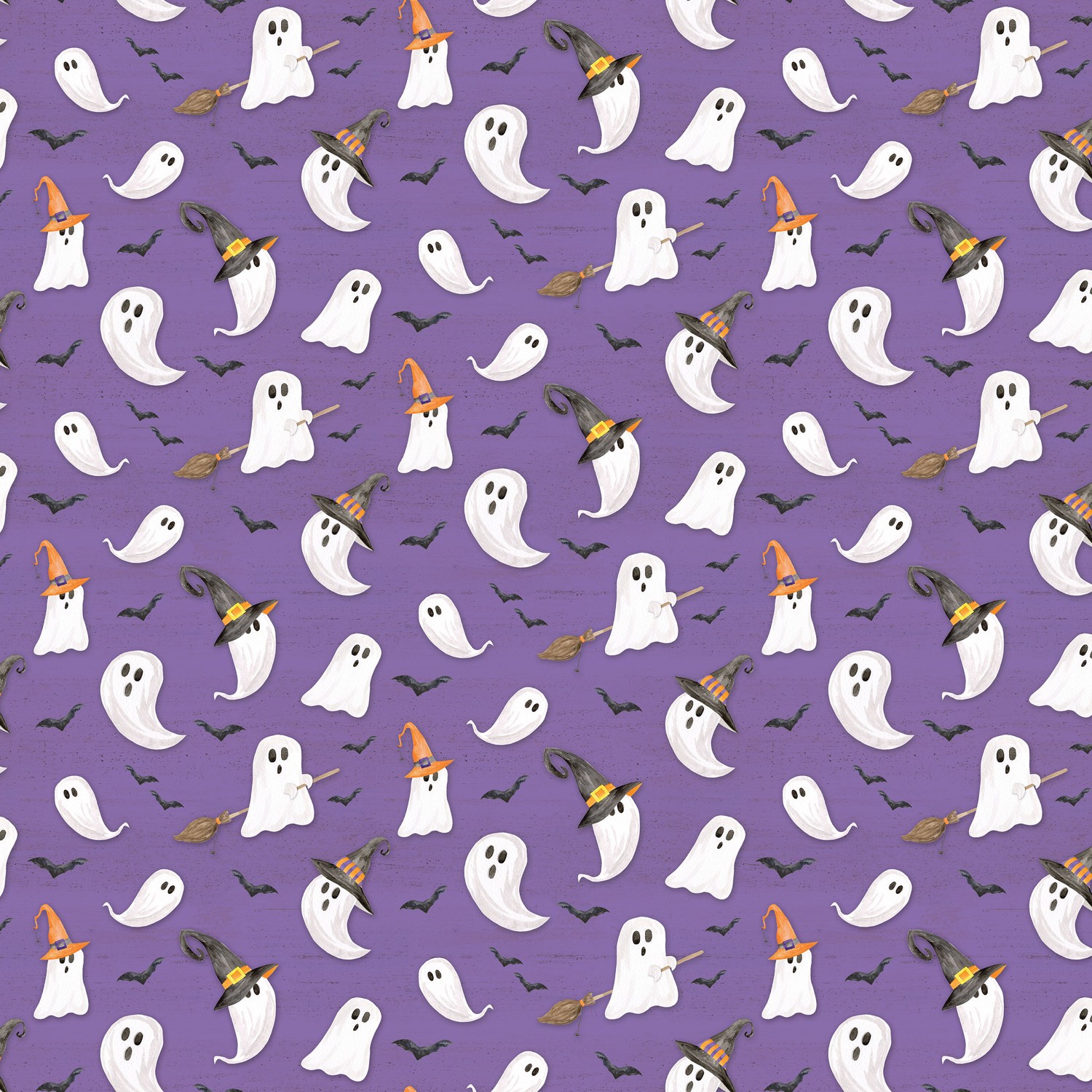 Monthly Placemats - October Ghosts - Purple