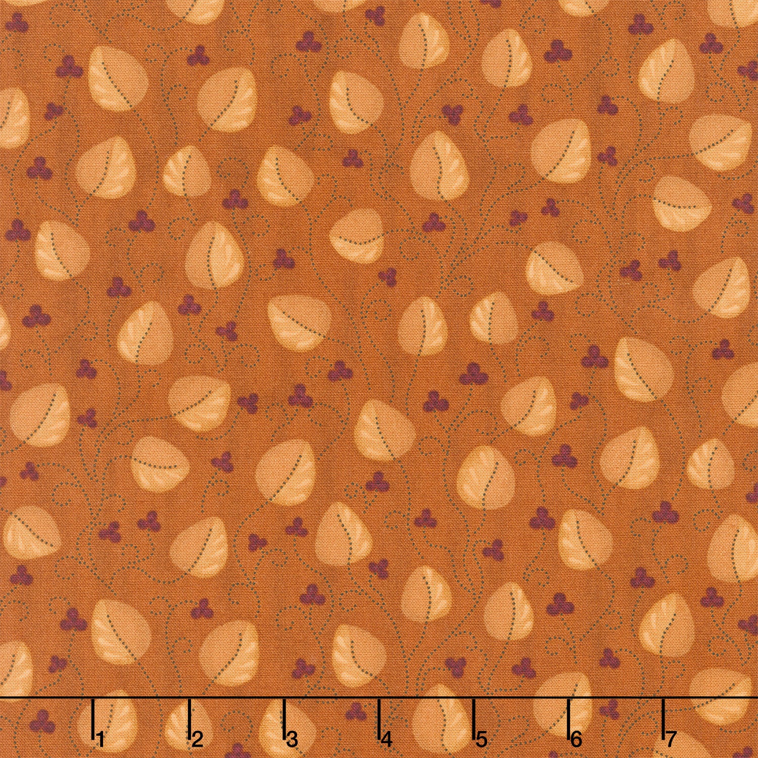Scrap Basket Favorites - Meandering Leaves Orange